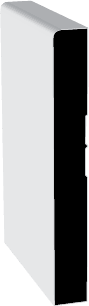 B- 1/2" x 4" (1/8" Radius)