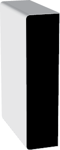 H- 1" x 4" (1/8" Radius)